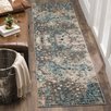 Indira Gray & Light Blue Area Rug