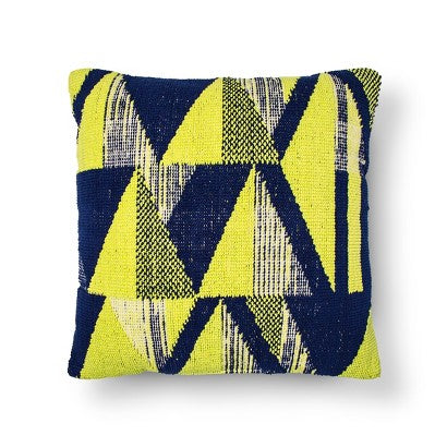 Threshold Abstract Triangle Pillow 24"x24"