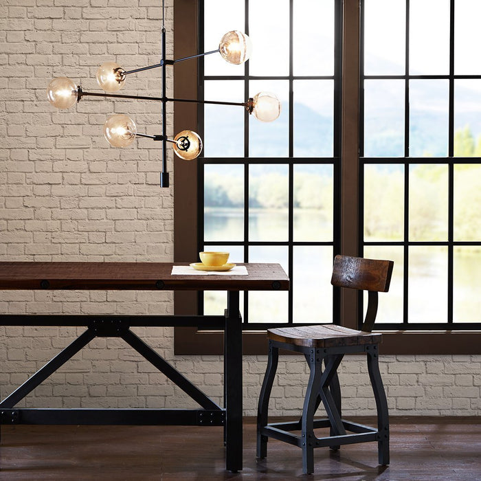 INKIVY Cyrus Chandelier Bronze See below - @ARFurnitureMart