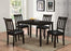 Espresso Dining Set with Table and 4 Chairs - @ARFurnitureMart