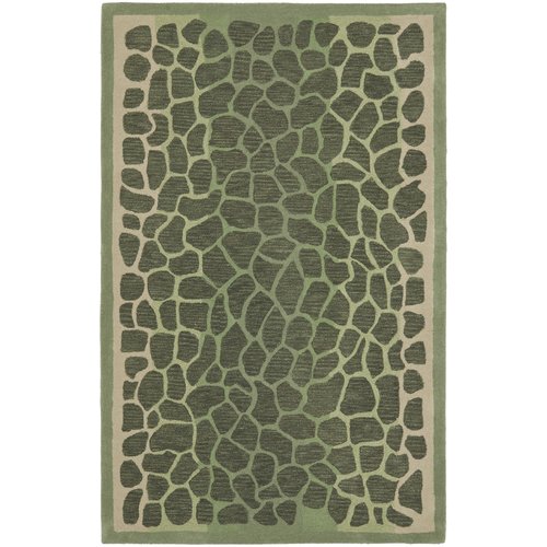 Arusha Hand-Tufted Grassland Green Area Rug 2'3'' x 10'