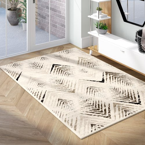 Alioth Cream/Beige Area Rug 4' x 6'