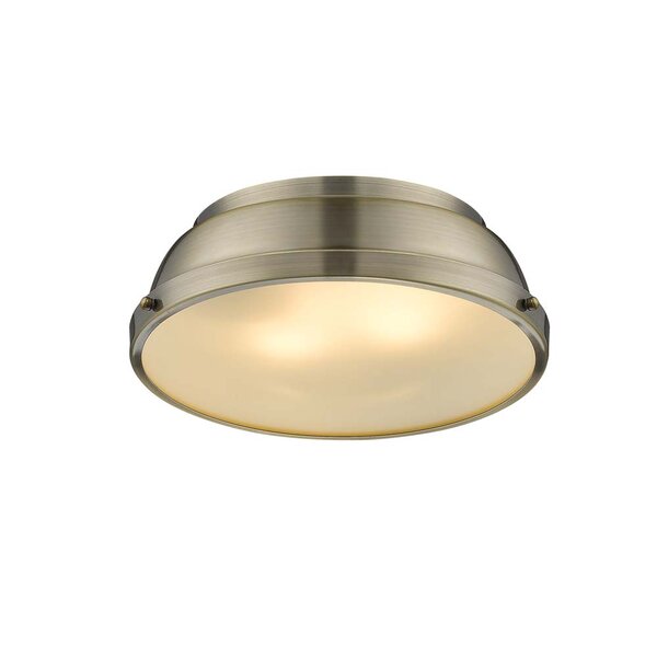 Bodalla 2-Light Metal Flush Mount