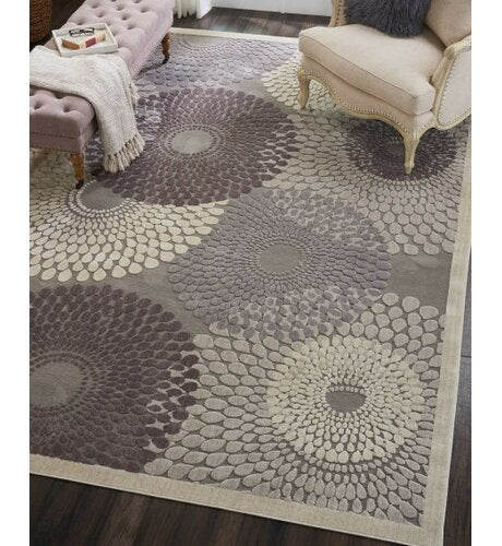 Cangelosi Gray Area Rug 5'3'' x 7'5''