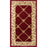 Colindale Fleur De Lis Red Area Rug 5'3'' x 7'3''