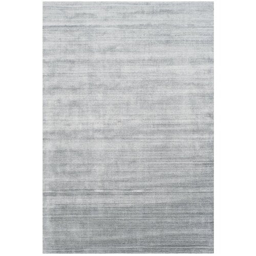 Wald Handwoven Viscose/Cotton Light Gray Area Rug 9' x 12'