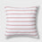 Woven Stripe Oversize Square Throw Pillow Red - Threshold