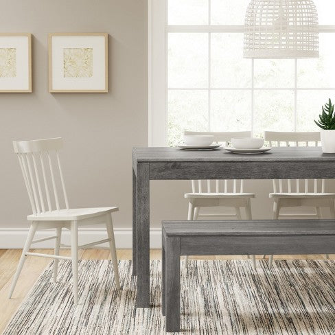 50" Grafton Dining Bench Gray - Threshold