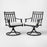 Fairmont 2pk Metal Swivel Rocking Patio Dining Chair Linen - Threshold