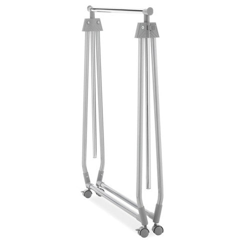 Whitmor Foldable Collapsible Garment Rack - Silver Metal