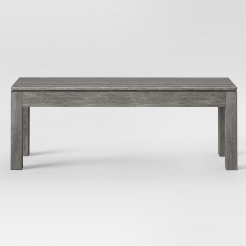 50" Grafton Dining Bench Gray - Threshold