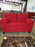 Grady Red Cloth Sofa And Love Seat Set
