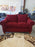 Red Sofa and Love Seat Set