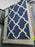 Navy Blue/Ivory Rug 3'x5'