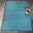 Solid Textured Ocean Blue Indoor/Outdoor Area Rug Size: 3'x5'