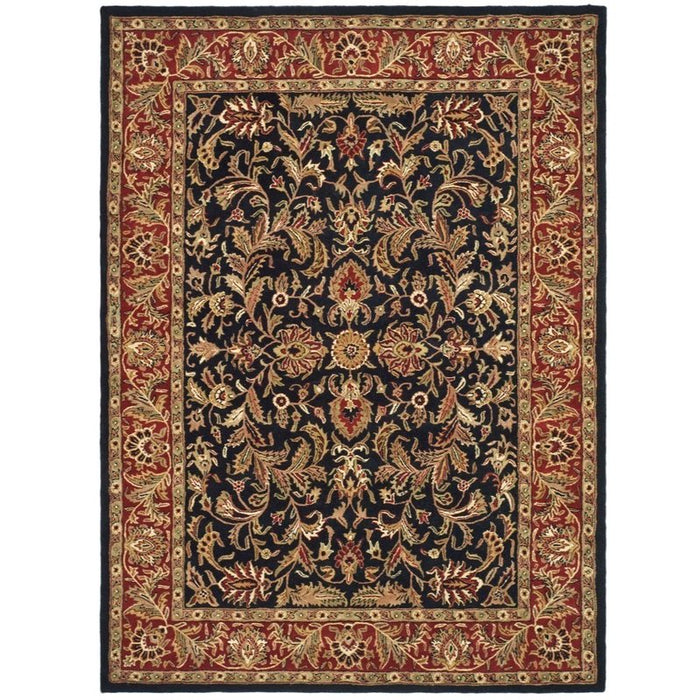 Balthrop Black/Red Area Rug - @ARFurnitureMart