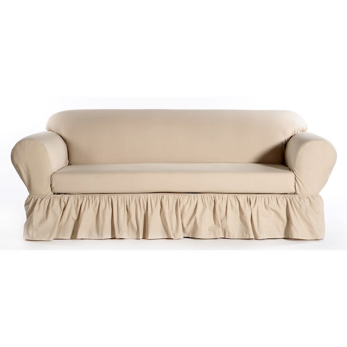 Sofa Skirted Box Cushion Slipcover