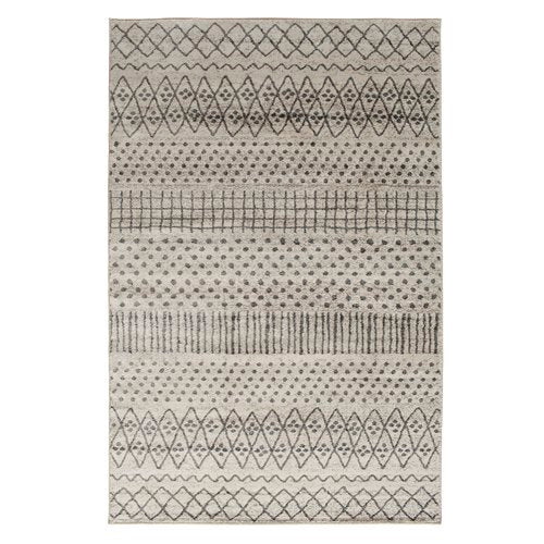 Cosima Ernest Birch White/ Sterling Gray Area Rug