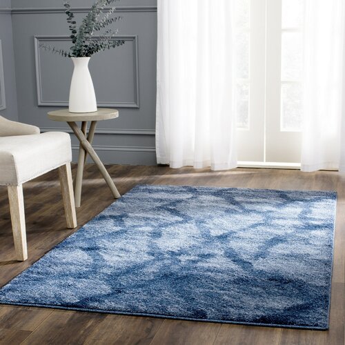 Tenth Avenue Dark Blue Area Rug 5' x 8'