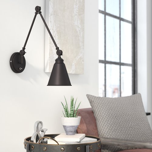 Waucoba 1-Light Swing Arm Lamp