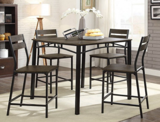 Fresno Rustic Table With Chairs