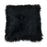 Mongolian Black Faux Fur Throw Pillow