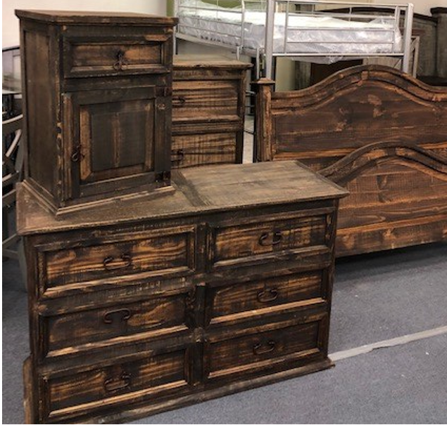 Roma Rustic Bedroom Group