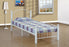 Twin Platform Bed, Ashton, White - @ARFurnitureMart