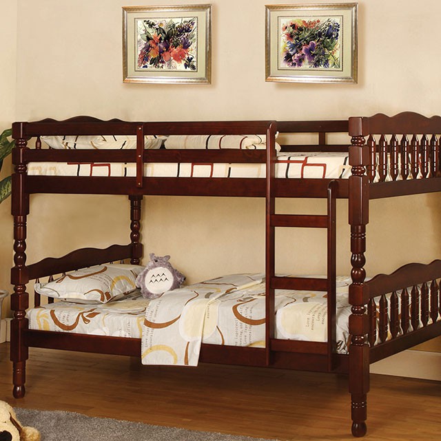 Twin/Twin Bunkbed with Mattresses - @ARFurnitureMart