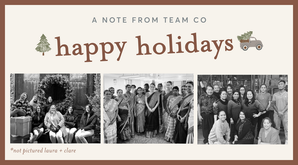 Happy Holidays from Colored Organics