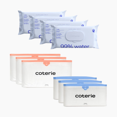 Coterie Diapers + Wipes