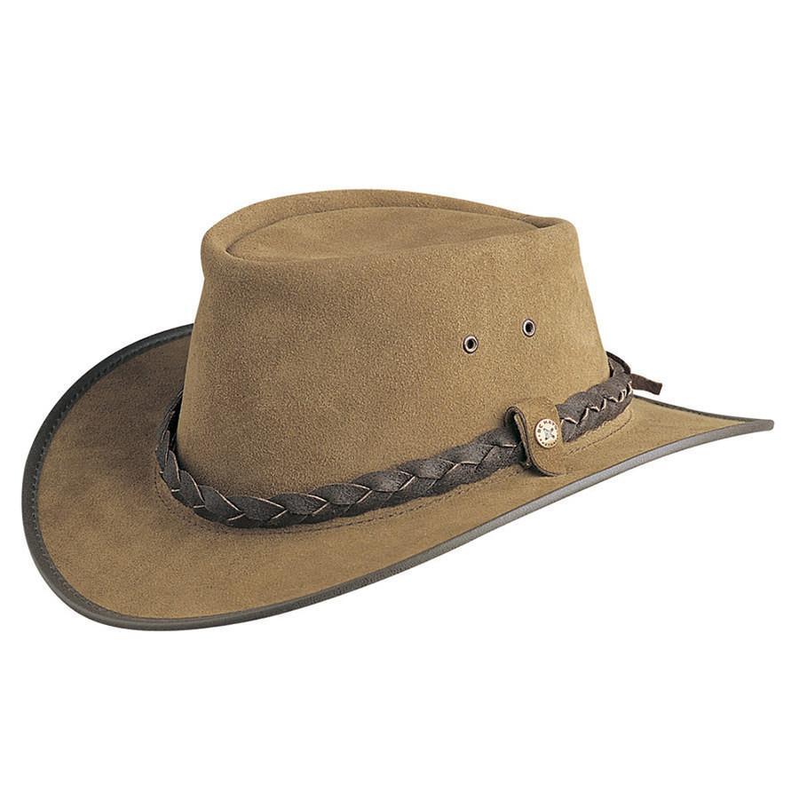 BC Hats Bac Pac Traveller Suede Australian Leather Hat
