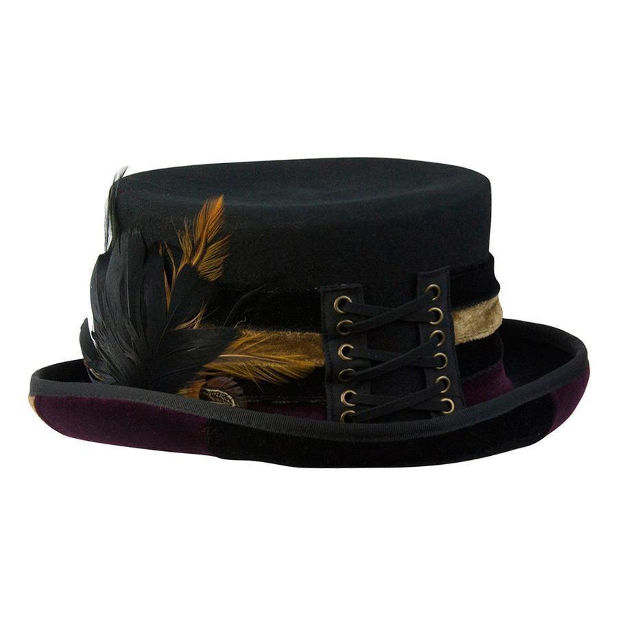 Velvet Love Victorian Steampunk Top Hat