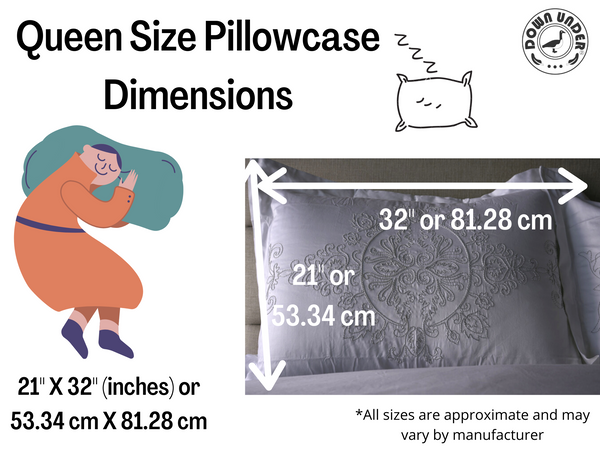 Queen size pillowcase pillowcover