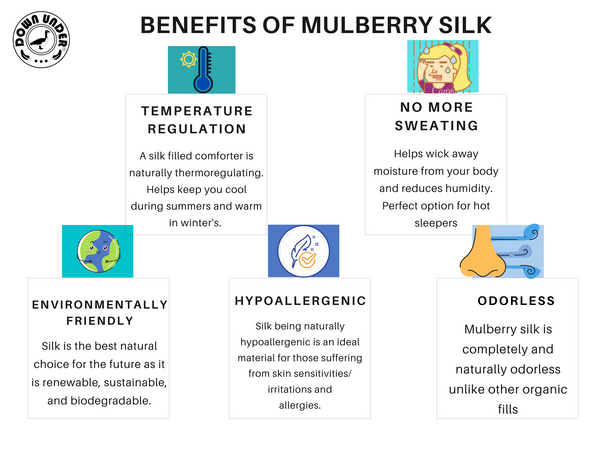 Benefits of Silk, Mulberry Silk