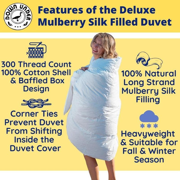 Heavy weight, Silk Duvet