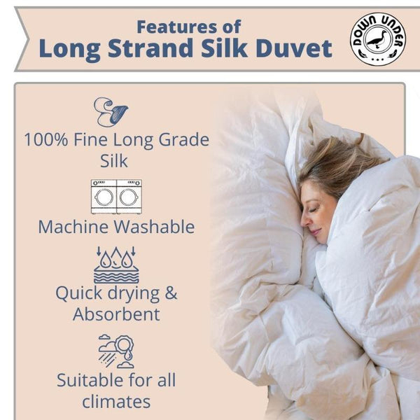 Oversized, Silk Duvet