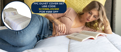 Duvet cover comforter corner ties tabes zipper