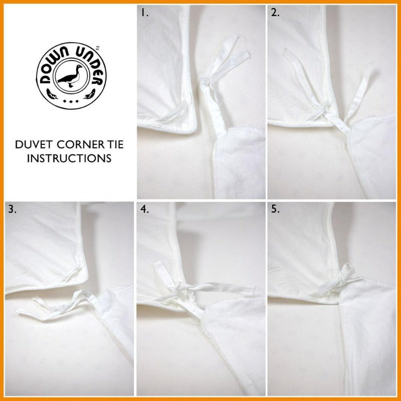 Down Under Filled In Canada Artisan White Down Duvet Comforter