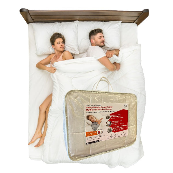 snuggledown enriched with silk duvet