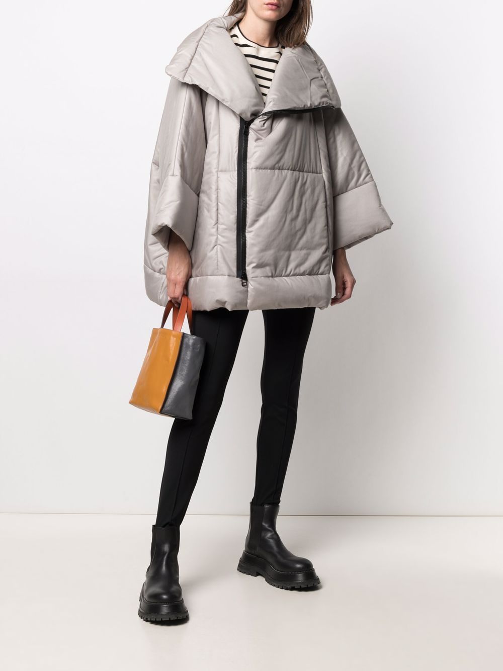 issey miyake down coat