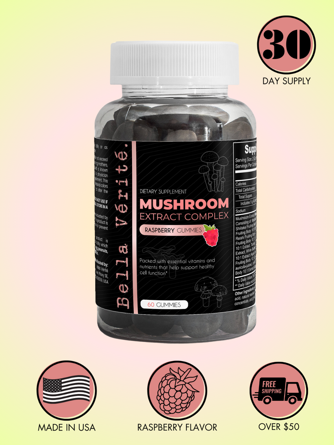 Mushroom Extract Complex Gummies