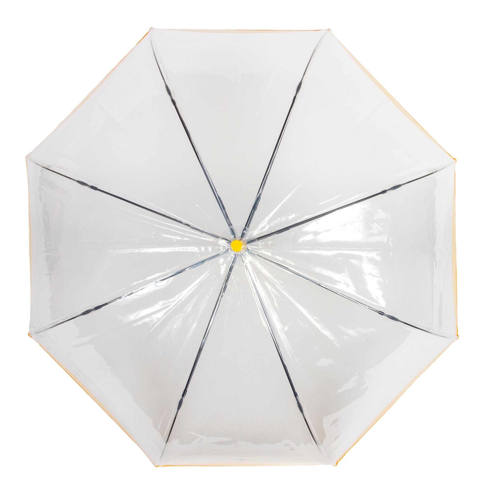 Clear Bubble Umbrella with Scallop Mimosa edge