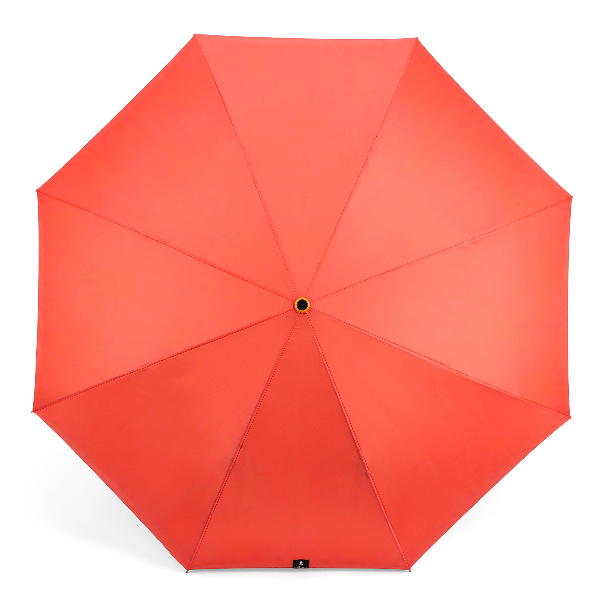 Reverse Closing Stick Umbrella in Coral (top) and Sunny (bottom) - 3274