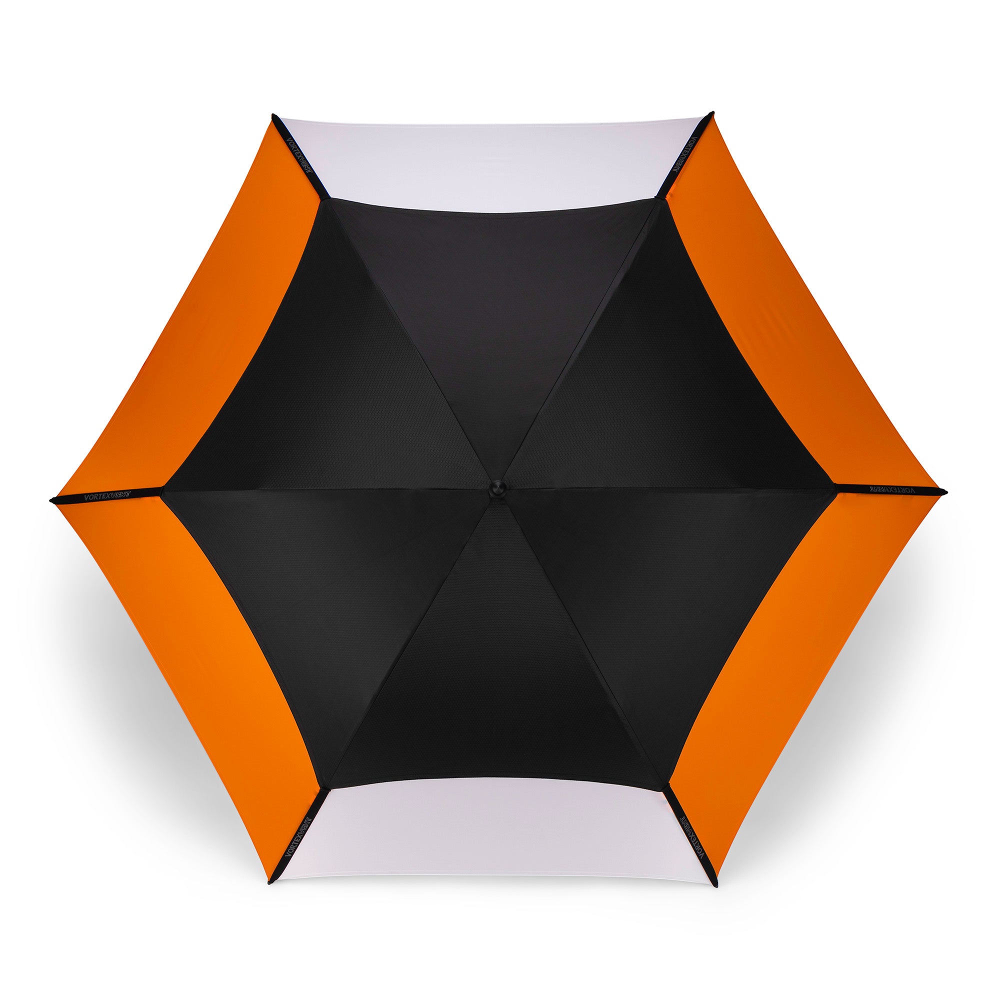 Vortex Vented Manual Golf Umbrella - Orange
