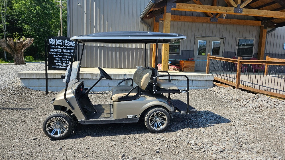 EZGO TXT - Almond 48v with custom wheels *SOLD*