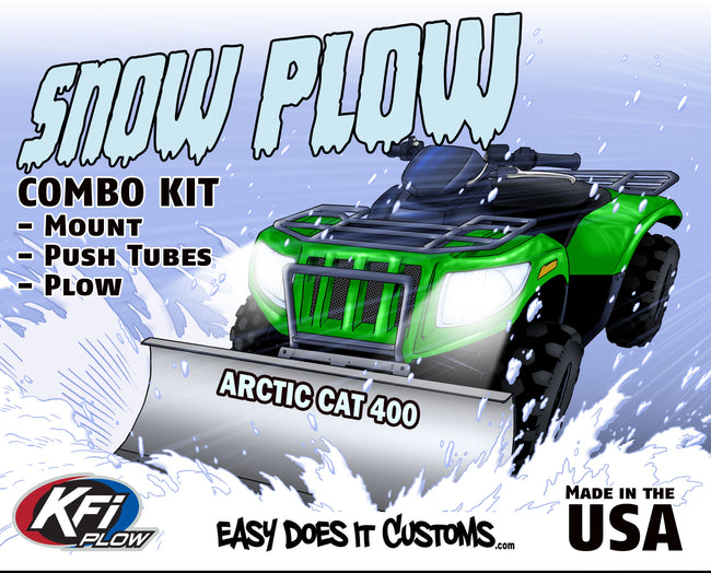 KFI 60 ATV Steel Snow Plow Kit for 2006-2017 Arctic Cat 700 TRV / TBX / 4x4