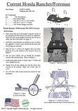 Honda TRX500 Foreman (All Models) - 2014-2019 ATV    KFI Plow Mount 105800