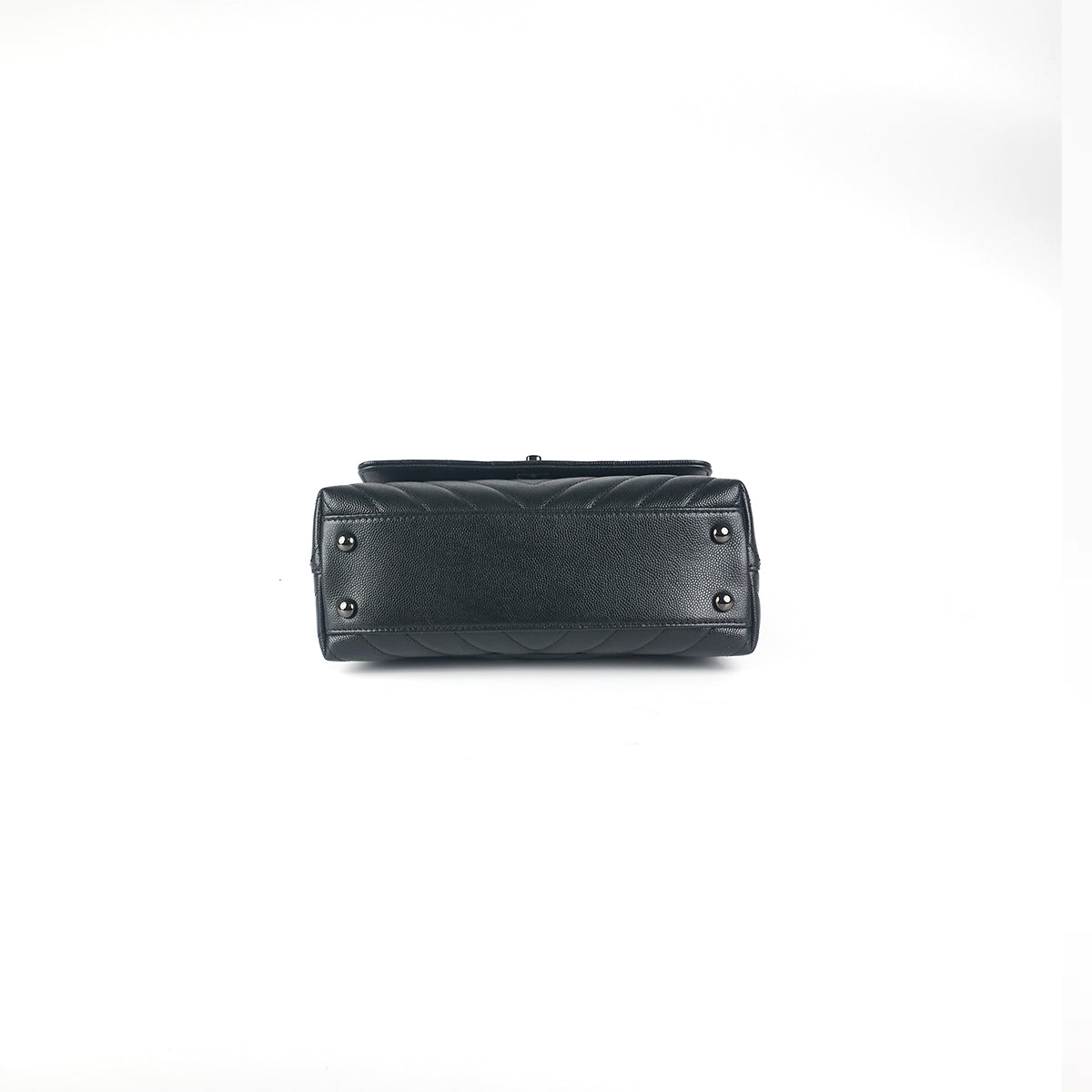 Chanel Coco Handle Small Caviar So Black - THE PURSE AFFAIR