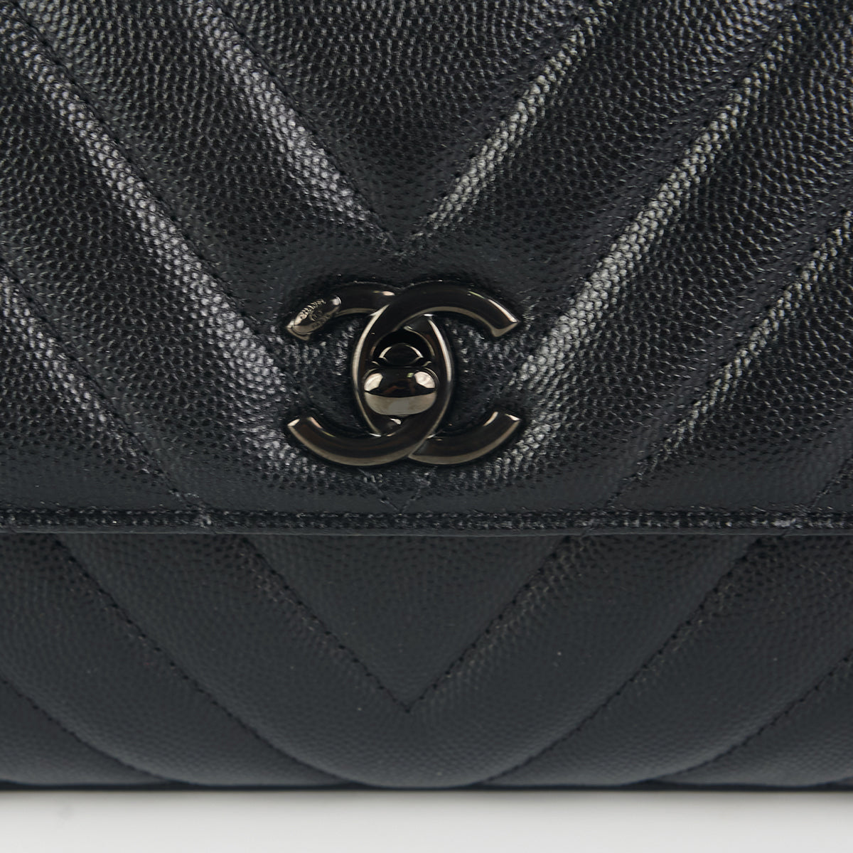 Chanel Coco Handle Small Caviar So Black - THE PURSE AFFAIR